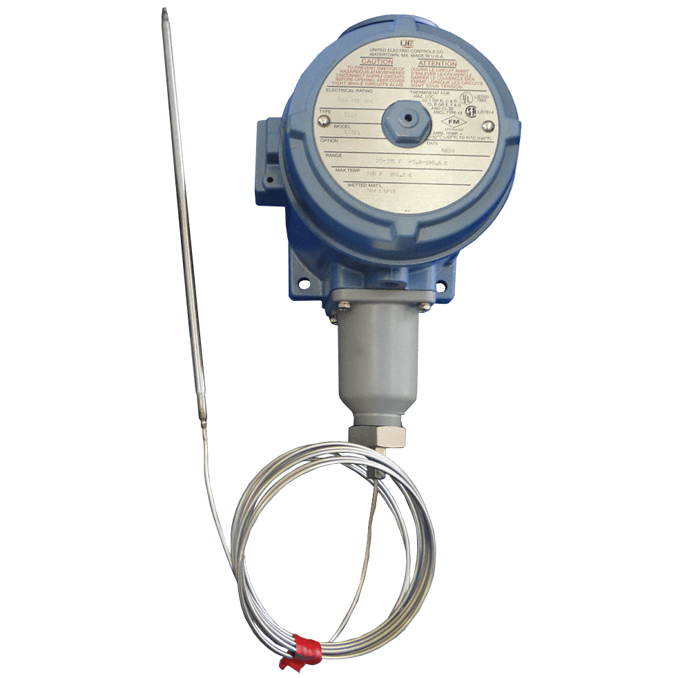 United Electric Temperature Switch, 120 Series Type E122 Model 13321